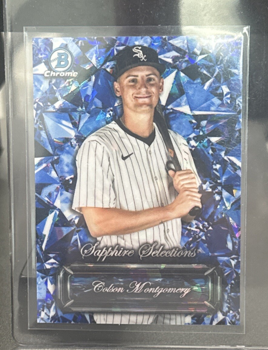 2024 Bowman Chrome Sapphire Colson Montgomery Sapphire Selections White Sox