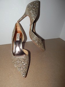 badgley mischka glitter shoes