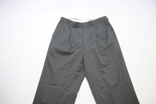 Chaps Ralph Lauren Wool Striped 2 Piece Suit Pants Jacket Mens Sz 33 x 32 38 R - Picture 8 of 15