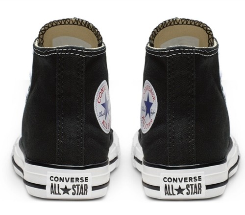 CONVERSE ALL STAR CHUCK TAYLOR SNEAKERS ALTA BIMBO/A 3J231C NERO - Foto 5 di 7