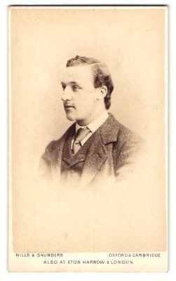 Fotografie Hills & Saunders, Oxford, Porträt eines jungen Mannes 