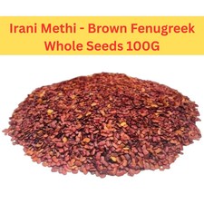 Graines entières de fenugrec marron Irani Methi bio 100 g d'utilisation en sa...