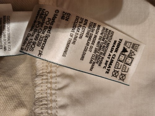 Marks And Spencer Men's Ecru Shorts, Size Xlarge - Bild 7 von 7