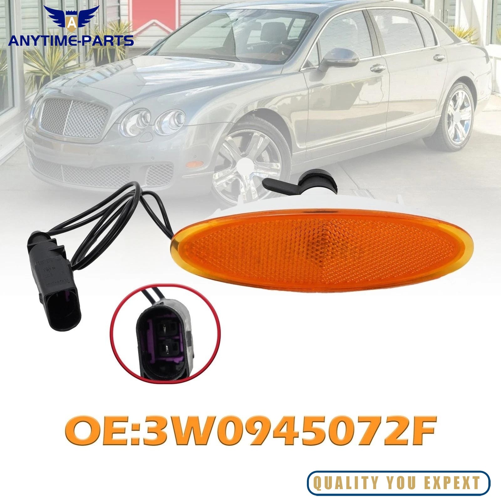 Bentley Continental GT 2004-2011 Front Right Side marker light
