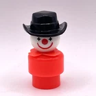 Vintage Fisher Price Little People Whoops Rodeo Cowboy Clown Very Rare HTF EUC