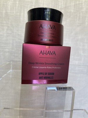 AHAVA Deep Wrinkle Smoothing Cream Apple of Sodom Vegan Sensitive Skin 50mL