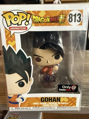 Funko Pop! Vinyl: Dragon Ball Gohan Metallic GameStop Exclusive #813 Vaulted New