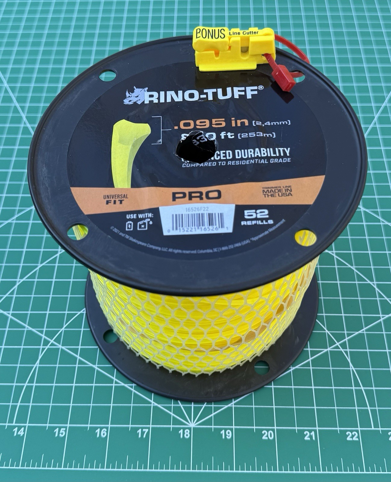 Line- .095&rdquo; 830ft-bulk Roll+ Bonus Cutter