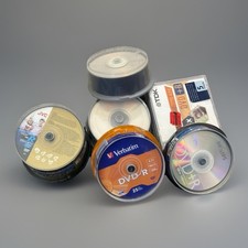 Mixed Lot DVD-R Writable Discs 4.7GB 120min Media Sony Verbatim TDK JVC Phillips
