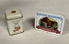 Two Small Vintage Tea Tins. Celestial Seasonings And Ch’A Ching