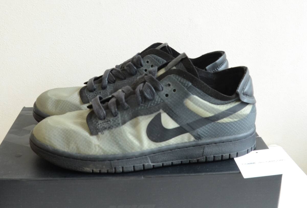 NIKE Men 8.0US Beautiful Used Comme Des Garcons W Dunk Low/Cdg