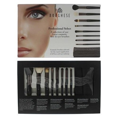 Borghese Professional Select 9 Piece Brush Set New In Box