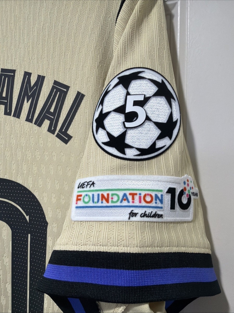 Lamine Yamal #10 Mens LARGE Nike FC Barcelona x Kobe Authentic UCL