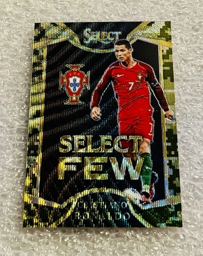 CRISTIANO RONALDO 2016-17 Panini Select Soccer CAMO PRIZM #7/20 Jersey 1/1 FEW
