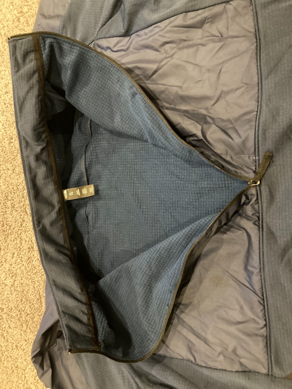 The North Face Mens Size XL Trailwear 1/2 Zip Relaxed Fit Blue Pullover Shirt thumbnail 5