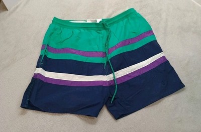 Vtg 90's Penguin Sport Men's Swim Trunks/Shorts Size Large Drawstring Board...