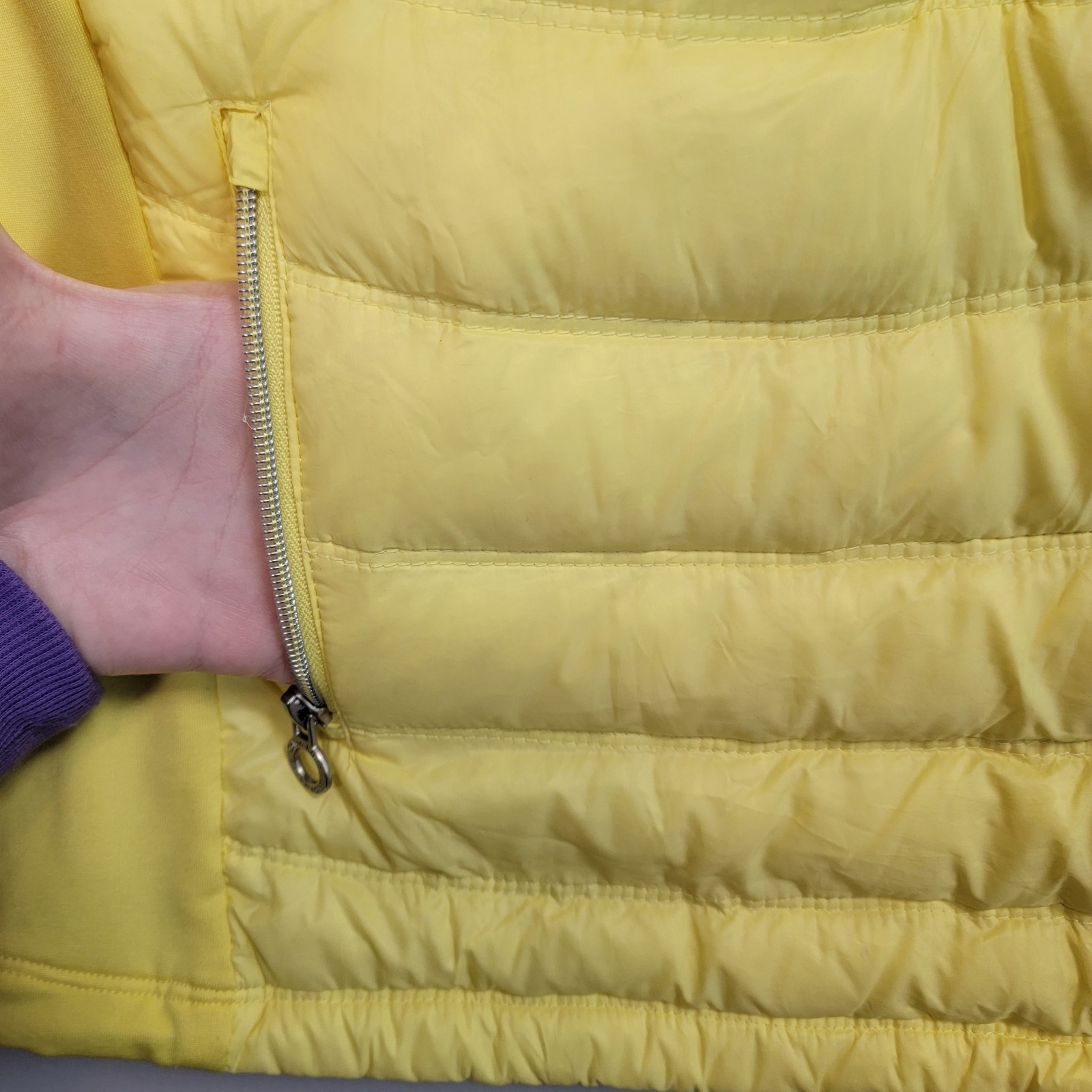 Calvin Klein Performance Down Puffer Half Zip Pul… - image 2