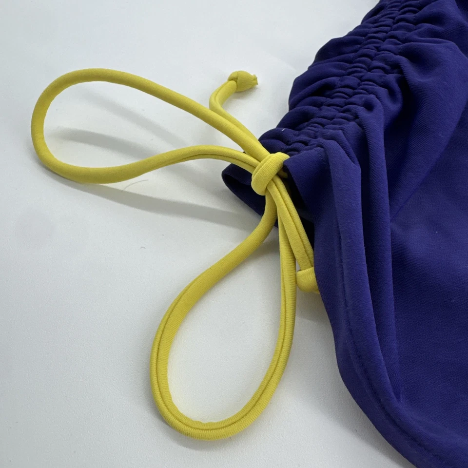 Athleta Bathing Suit Top Size Plunge Tankini 36 D-DD Paisley #54023 Adjustable - Image 2 of 4