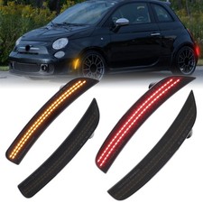 For 2012-2017 Fiat 500 500c Abarth Led Front Rear Bumper Side Marker Light Lamps For 2012-2017 Fiat 500 500c Abarth Led Front Rear Bumper Side Marker Light Lamps
