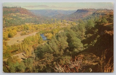 Chico Paradise CA Skyway View MIRRO-KROME Postcard Eastman's Studio
