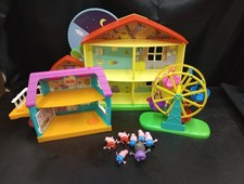 Peppa Pig Peppa's Playtime To Bedtime House and other items figures