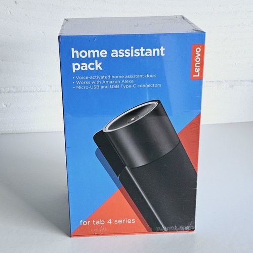 Lenovo Home Assistant Pack Speaker Alexa for Tab 4 Series Voice Activiated New - 第 1/2 張圖片