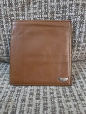 Harley-Davidson Leather Bifold Wallet Motorcycle Vintage Brown