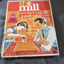 NICE! Complete Vtg The Mill Board Game Muehle Nine-Men's Morris Morelle Schaper