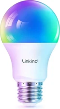 Linkind WiFi Smart Light Bulbs, Alexa Bulb Work with 1 Pack, Rgbtw 