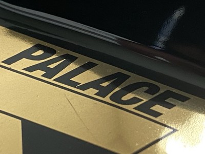 Palace Skateboard Tri-Ferg Ashtray Black and gold w/ tri-ferg