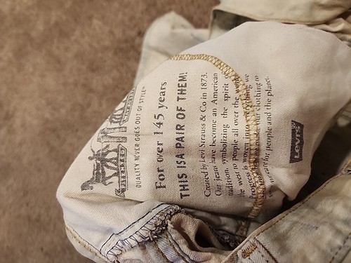 Levi's 569 Acid Washed Jeansshorts Gr. 38 Streetwear Hip Hop Festival Skater - Bild 4 von 6