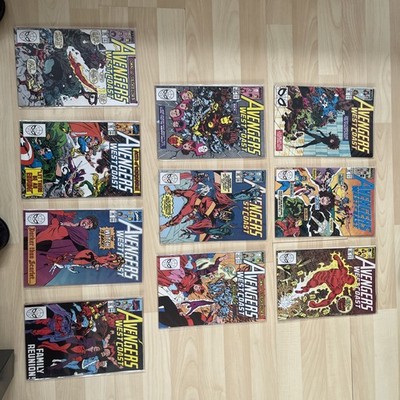 Avengers West Coast Bundle #48 - #57 by John Byrne,  Darker Than Scarlet  