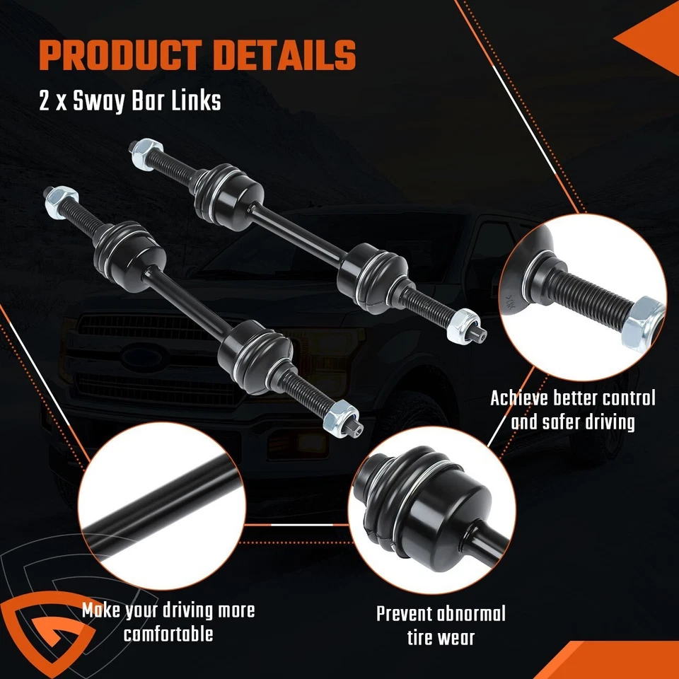 Звенья торца переднего стабилизатора подвески полного привода для замены Ford F-250 F-350 F-150 2009-18 годов выпуска - Изображение 3 из 4