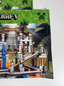 Lego Minecraft 21118 The Mine Instruction Manuals 1 and 2 Only