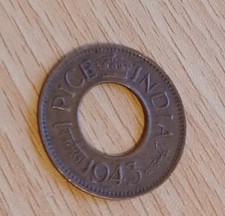India British 1 Pice 1943