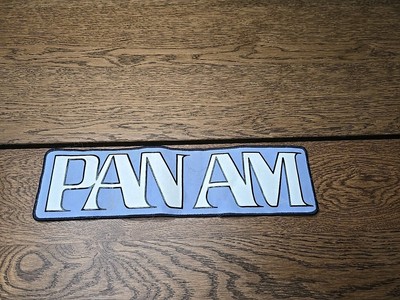 Pan Am Pan American Airlines Vintage Patch 13x3'' Panam
