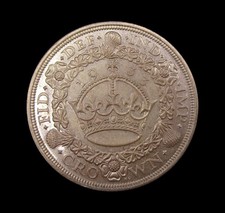 GEORGE V 1933 SILVER WREATH CROWN - A/UNC
