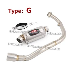 Complete Exhaust System Muffler Pipe Front Middle Link Tip For CF-MOTO ST125