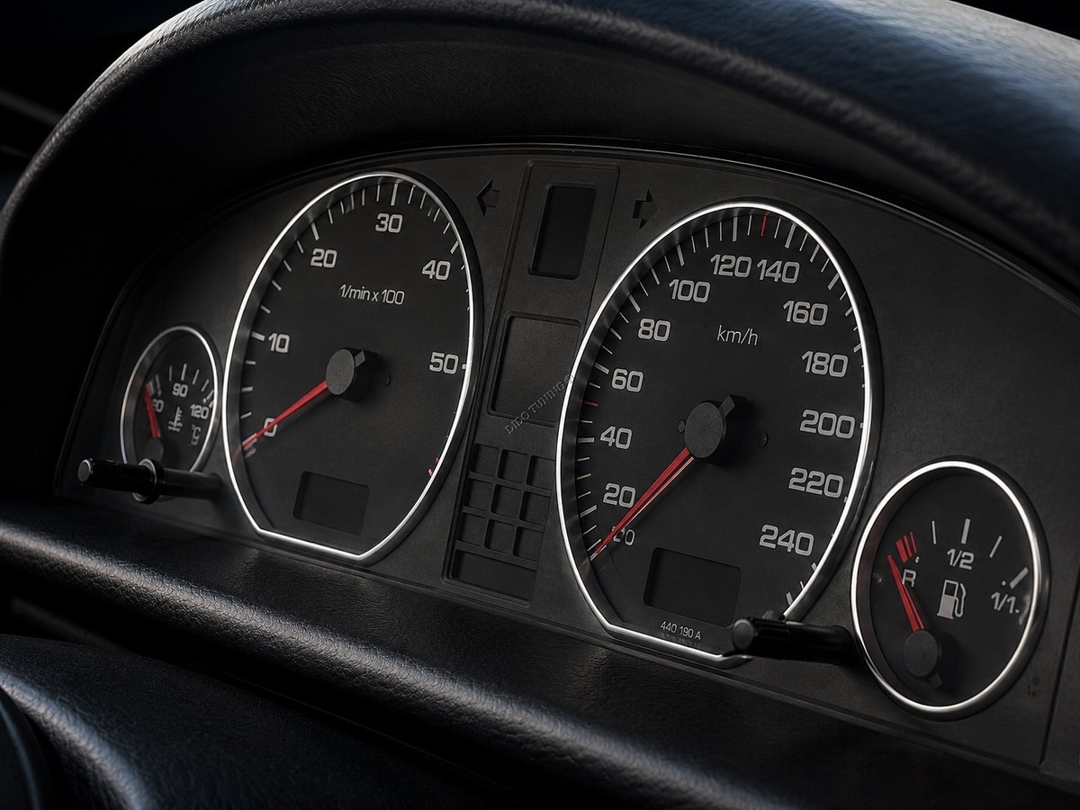 For Audi A6 100 C4 1990-1997 Polished Aluminum Dashboard Gauge