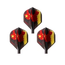 CUESOUL TERO AK4 Dart Flights Standard Shape Chinese Flag Design