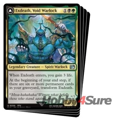 Exdeath, Void Warlock X4 M/NM Magic: The Gathering MTG Final Fantasy