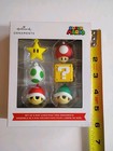 HALLMARK Nintendo Super Mario SET OF 6 Mini Christmas Tree Ornaments Brand New