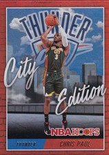 2020-21 HOOPS #21 CHRIS PAUL CITY EDITION HOLO- OKLAHOMA CITY THUNDER
