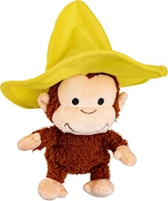 Curious George Cuteeze Monkey Stuffed Animal Plush Yellow Hat ...