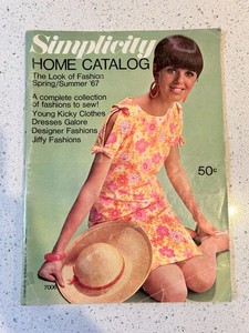 Vintage 1967 Simplicity Sewing Patterns Home Catalog - Fashion Spring / Summer