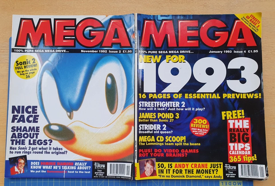 Bundle of Sega Mega Drive Advanced Gaming 3 + 4 & MEGA magazine 2 + 4 very good - Image 4 of 4
