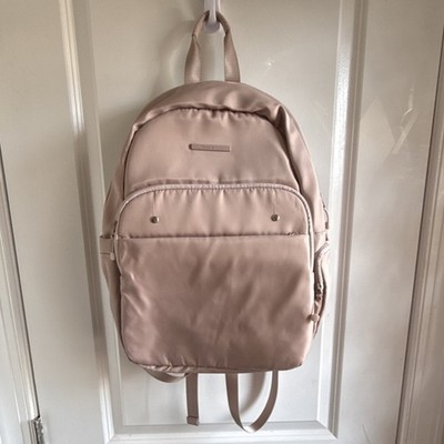 Traveler's Choice Beige Backpack Multiple Compartments Padded Adjustable Strap