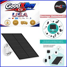 5W Solar Panel for Security Camera Outdoor Waterproof USB-C Charger
