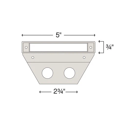 Hinkley Lighting 15446 Nuvi Single 5"W LED Indoor / Outdoor Low - Silver - Picture 7 of 8