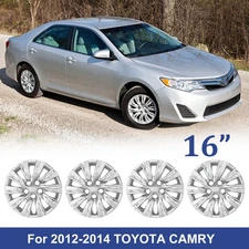 Set Of 4 Hubcaps For 2012-2014 Toyota Camry/Camry hybrid 16inch Wheel Rims Cover